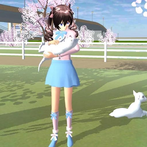 樱花消散的校园