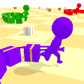 火柴人捡箱子竞赛